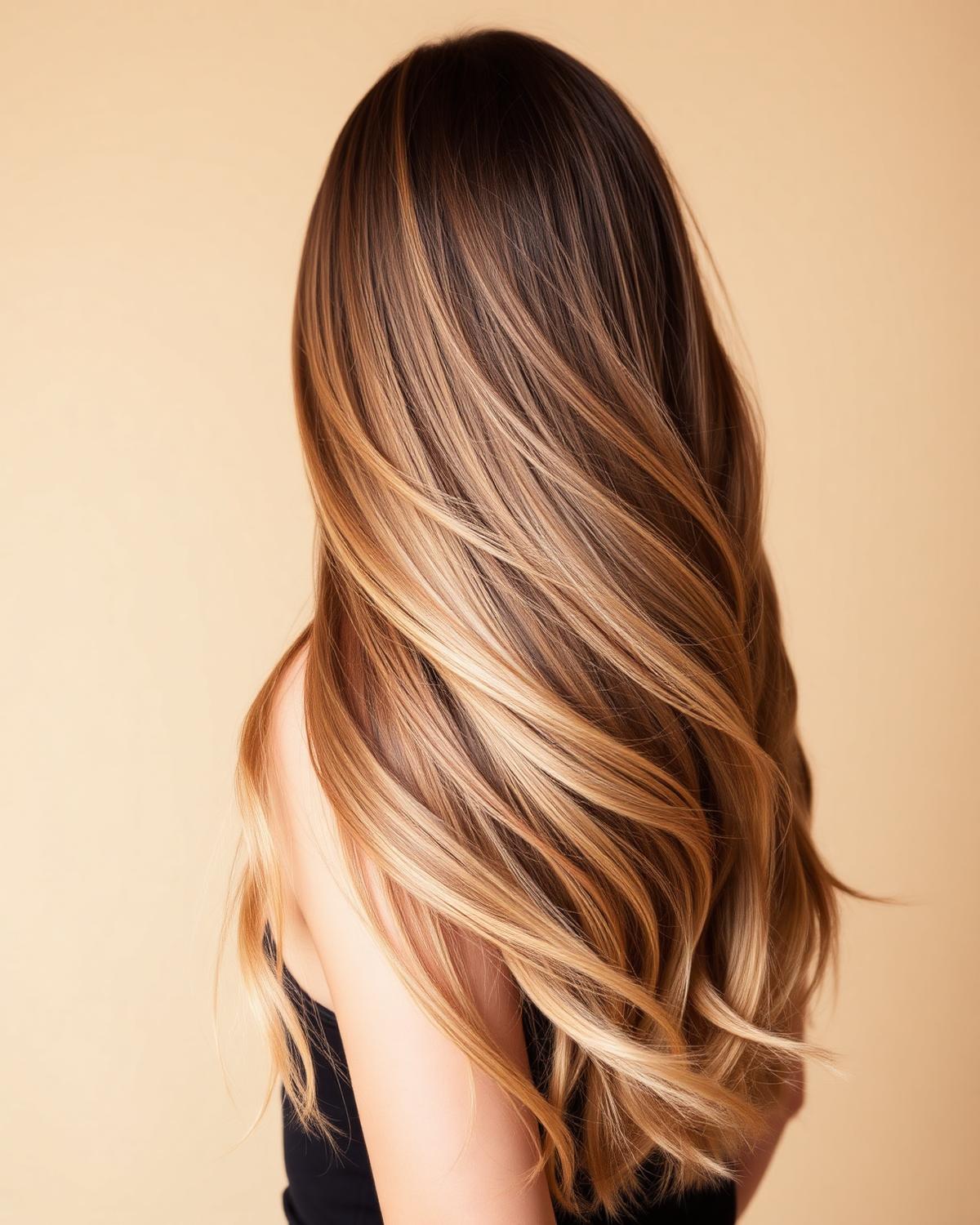 Beautiful styled hair